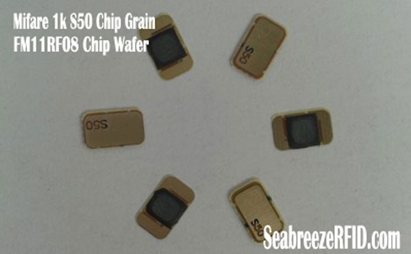 Pasokan Mifare 1k S50 Chip Grain, FM11RF08 Chip Wafer