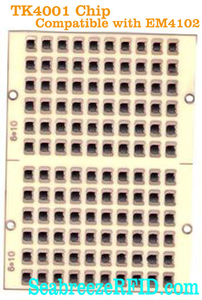 Cung cấp TK4001 Chip Wafer, TK4001 Chip COB, TK4001 Chip compatible with EM4102 Chip, SeabreezeRFID TNHH.