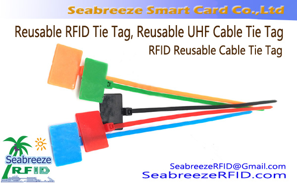 Gjenbruk RFID Tie Tag, Gjenbruk UHF Cable Tie Tag