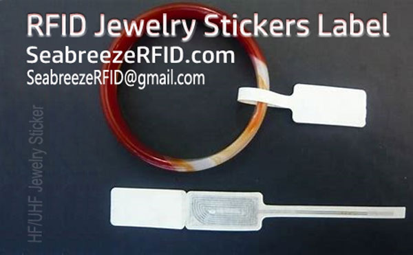 RFID Smycken Klistermärken Etikett, UHF Smycken Klistermärken Etikett