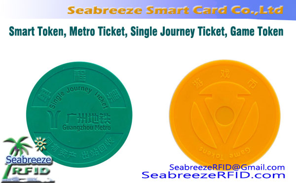 Smart-Token, Runde Metro Ticket, Einzelfahrt Ticket, Spiel Token, Rund Münze Ticket, Rund Verkehr ticket Customization
