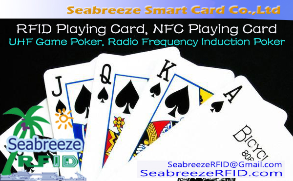Thẻ chơi RFID, Thẻ chơi NFC, Trò chơi Poker UHF, Poker cảm ứng tần số vô tuyến