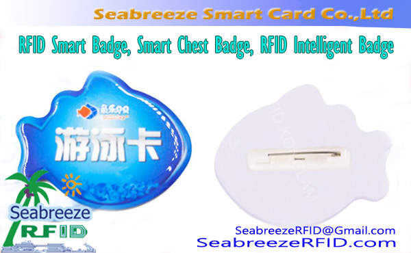RFID-slimme badge, Slimme borstbadge, Intelligente RFID-badge, NFC Badge, van Shenzhen Seabreeze Smart Card Co., Ltd. 