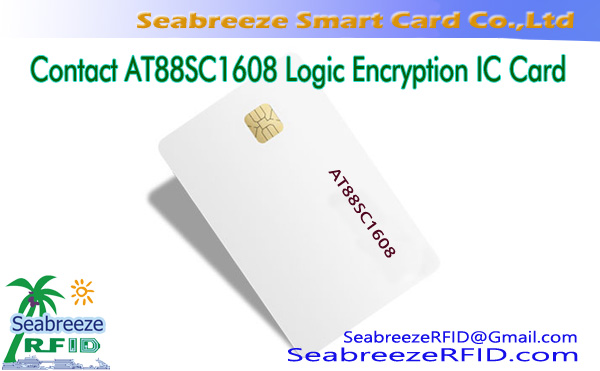 დაუკავშირდით AT88SC1608 Logic Encryption IC ბარათს, Atmel AT88SC1608 ჩიპის IC ბარათი