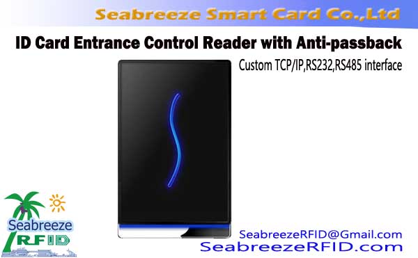 ID Card Ụzọ mbata Control Reader na Anti-passback, Omenala TCP / IP, RS232, RS485 Interface