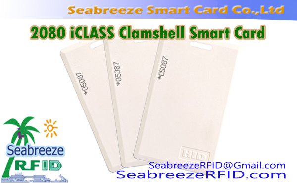 HID 2080 iCLASS Clamshell Smart Card, Vuni 2080 iCLASS Thick Card