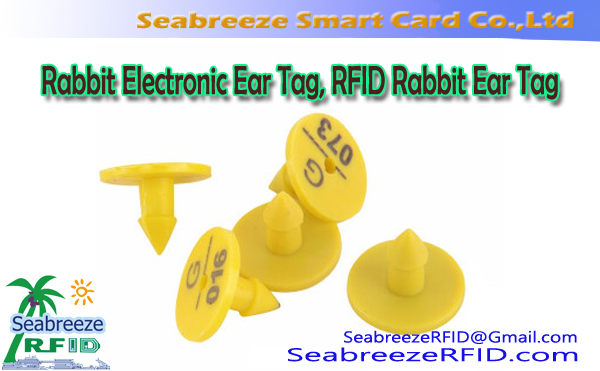 Rabbit Electronic Ear Tag, RFID Rabbit Ear Tag