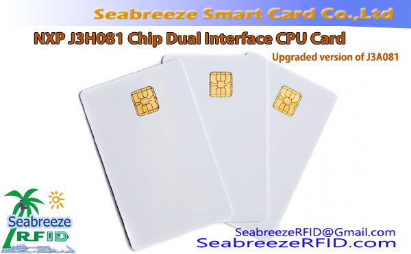 J3H081 Chip Dual Interface CPU Card, J3H081 Chip Doppju Interface CPU Card